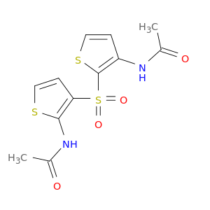 Acetamide, N-[2-[[2-(acetylamino)-3-thienyl]sulfonyl]-3-thienyl]-