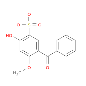 Benzenesulfonic acid, 5-benzoyl-2-hydroxy-4-methoxy-