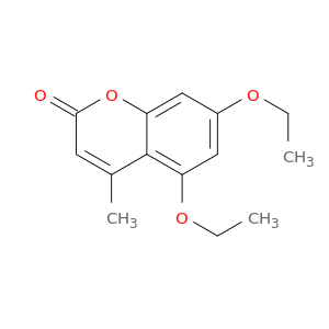2H-1-Benzopyran-2-one, 5,7-diethoxy-4-methyl-