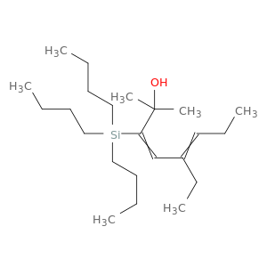 3,5-Octadien-2-ol, 5-ethyl-2-methyl-3-(tributylsilyl)-