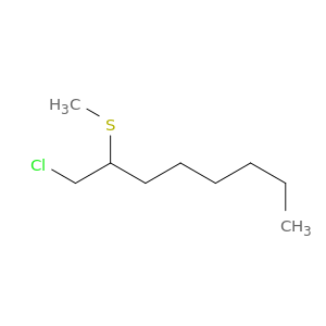 Octane, 1-chloro-2-(methylthio)-