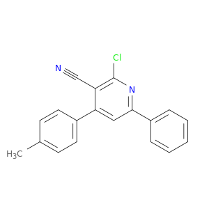 3-Pyridinecarbonitrile, 2-chloro-4-(4-methylphenyl)-6-phenyl-