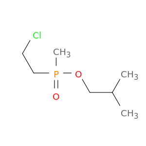 Phosphinic acid, (2-chloroethyl)methyl-, 2-methylpropyl ester