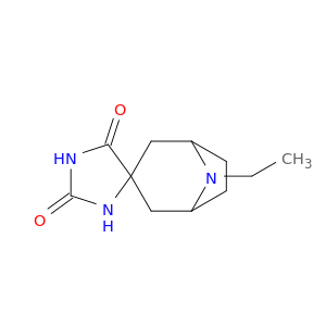 Spiro[8-azabicyclo[3.2.1]octane-3,4'-imidazolidine]-2',5'-dione, 8-ethyl-