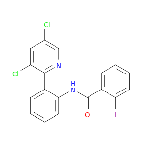 Benzamide, N-[2-(3,5-dichloro-2-pyridinyl)phenyl]-2-iodo-