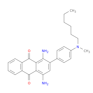 9,10-Anthracenedione, 1,4-diamino-2-[4-(hexylmethylamino)phenyl]-