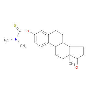 N,N-DIMETHYL-1-[(13-METHYL-17-OXO-7,8,9,11,12,14,15,16-OCTAHYDRO-6H-CYCLOPENTA[A]PHENANTHREN-3-YL)OXY]METHANETHIOAMIDE
