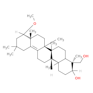 (3β,4β,22β)-22-甲氧基-13(18)-3,23-二醇