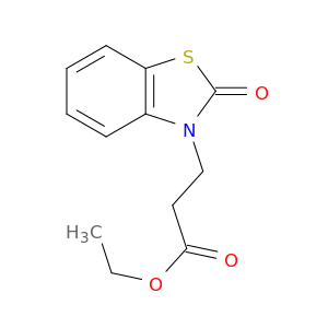3(2H)-Benzothiazolepropanoic acid, 2-oxo-, ethyl ester