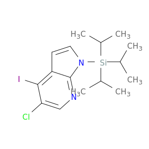 5-氯-4-碘-1-(三异丙基甲硅烷基)-1H-吡咯并[2,3-b ] 吡啶