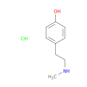 4-[2-(甲基氨基)乙基]苯酚盐酸盐