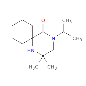 1,4-Diazaspiro[5.5]undecan-5-one, 2,2-dimethyl-4-(1-methylethyl)-