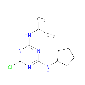 6-氯-N2-环戊基-N4-(1-甲乙基)-1,3,5-三嗪-2,4-二胺