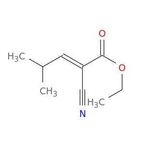 2-Pentenoic acid, 2-cyano-4-methyl-, ethyl ester, (E)-