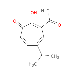 2,4,6-Cycloheptatrien-1-one, 3-acetyl-2-hydroxy-5-(1-methylethyl)-