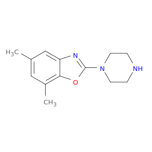 Benzoxazole, 5,7-dimethyl-2-(1-piperazinyl)-