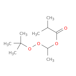 Propanoic acid, 2-methyl-, 1-[(1,1-dimethylethyl)dioxy]ethyl ester