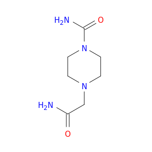 1-Piperazineacetamide,4-(aminocarbonyl)-