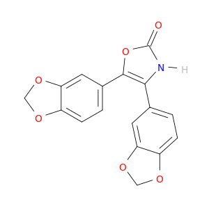 2(3H)-Oxazolone, 4,5-bis(1,3-benzodioxol-5-yl)-