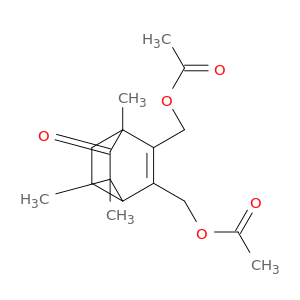 Bicyclo[2.2.2]oct-5-en-2-one, 5,6-bis[(acetyloxy)methyl]-1,3,3-trimethyl-