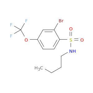 2-溴-正丁基-4-(三氟甲氧基)苯磺胺酰胺