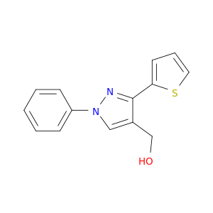 [1-Phenyl-3-(thiophen-2-yl)-1H-pyrazol-4-yl]methanol