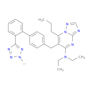 [1,2,4]Triazolo[1,5-a]pyrimidin-5-amine,N,N-diethyl-7-propyl-6-[[2'-(2H-tetrazol-5-yl)[1,1'-biphenyl]-4-yl]methyl]-
