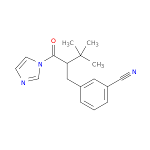 1H-Imidazole, 1-[2-[(3-cyanophenyl)methyl]-3,3-dimethyl-1-oxobutyl]-