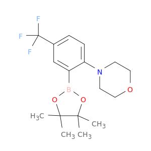 4-(2-(4,4,5,5-Tetramethyl-1,3,2-dioxaborolan-2-yl)-4-(trifluoromethyl)phenyl)morpholine