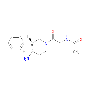 Acetamide, N-[2-[(3R,4S)-4-amino-3-phenyl-1-piperidinyl]-2-oxoethyl]-