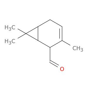3,7,7-三甲基双链[4.1.0]庚烷-3-eNE-2-羧醛