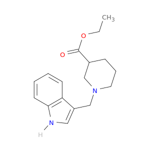 Ethyl 1-((1H-indol-3-yl)methyl)piperidine-3-carboxylate