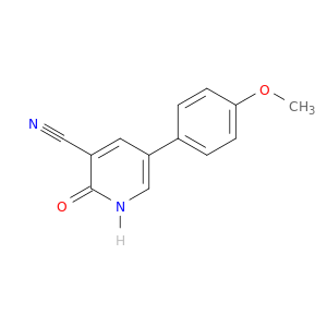 3-Pyridinecarbonitrile, 1,2-dihydro-5-(4-methoxyphenyl)-2-oxo-