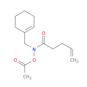 4-Pentenamide, N-(acetyloxy)-N-(1-cyclohexen-1-ylmethyl)-