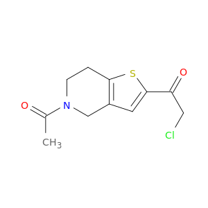 1-{5-acetyl-4H,5H,6H,7H-thieno[3,2-c]pyridin-2-yl}-2-chloroethan-1-one