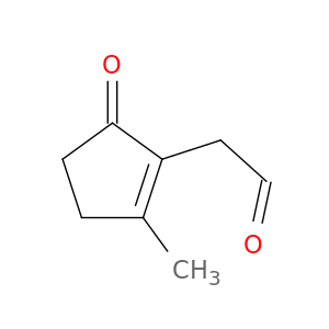 1-Cyclopentene-1-acetaldehyde, 2-methyl-5-oxo-
