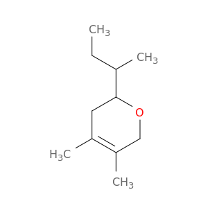 2H-Pyran, 3,6-dihydro-4,5-dimethyl-2-(1-methylpropyl)-