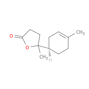二氢-5-甲基-5-[(1R)-4-甲基-3-环己酮-1-基]-2(3H)-呋喃酮