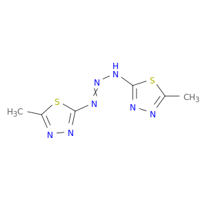 1,3,4-Thiadiazole, 2,2'-(1-triazene-1,3-diyl)bis[5-methyl-