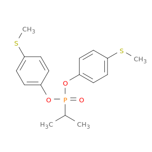 Phosphonic acid, (1-methylethyl)-, bis[4-(methylthio)phenyl] ester (9CI)
