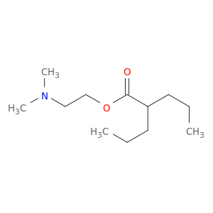 Pentanoic acid,2-propyl-, 2-(dimethylamino)ethyl ester