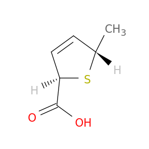 2-Thiophenecarboxylic acid, 2,5-dihydro-5-methyl-, trans-