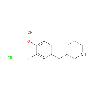 3-(3-氟-4-甲氧基苄基)哌啶盐酸盐