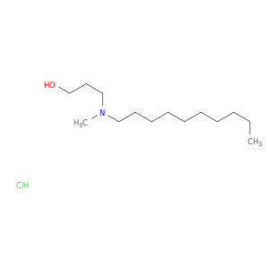 1-Propanol, 3-(decylmethylamino)-, hydrochloride