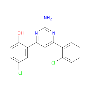 Phenol, 2-[2-amino-6-(2-chlorophenyl)-4-pyrimidinyl]-4-chloro-