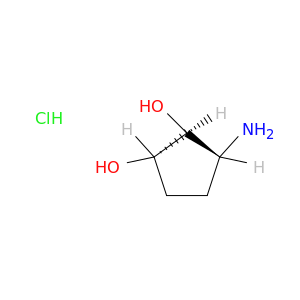rel-(1S,2S,3R)-3-氨基-1,2-环戊二醇盐酸盐