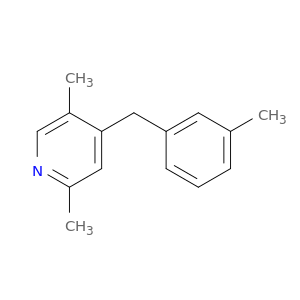 Pyridine, 2,5-dimethyl-4-[(3-methylphenyl)methyl]-