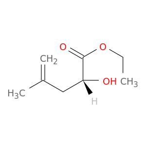 4-Pentenoic acid, 2-hydroxy-4-methyl-, ethyl ester, (2R)-