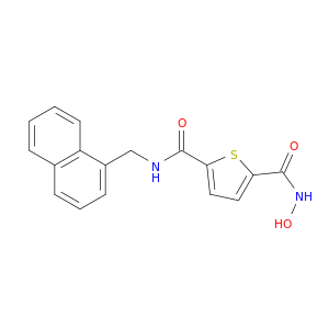 2,5-Thiophenedicarboxamide, N-hydroxy-N'-(1-naphthalenylmethyl)-