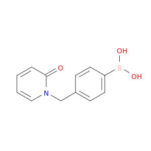 {4-[(2-oxo-1,2-dihydropyridin-1-yl)methyl]phenyl}boronic acid